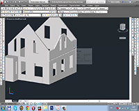 Как начертить дом в AutoCAD